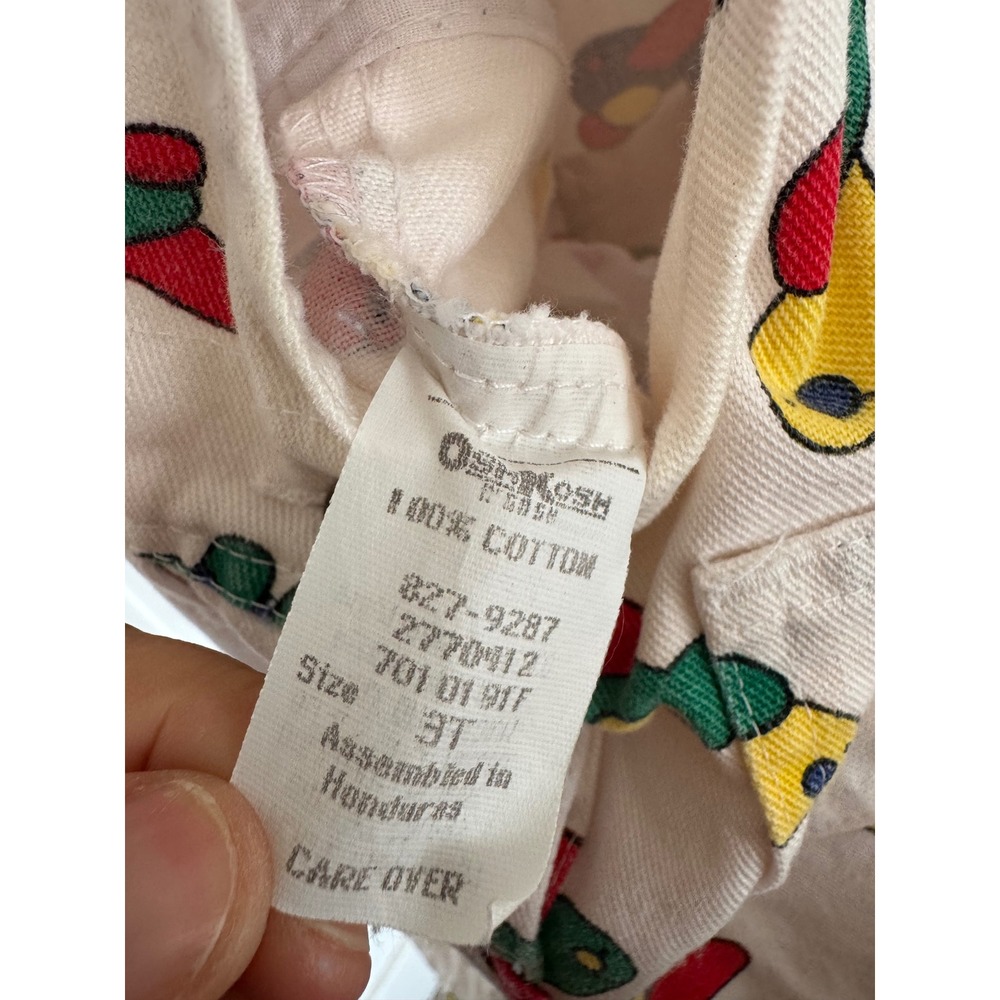 Vintage Oshkosh B'gosh colorful airplane overalls - Picture 9 of 11